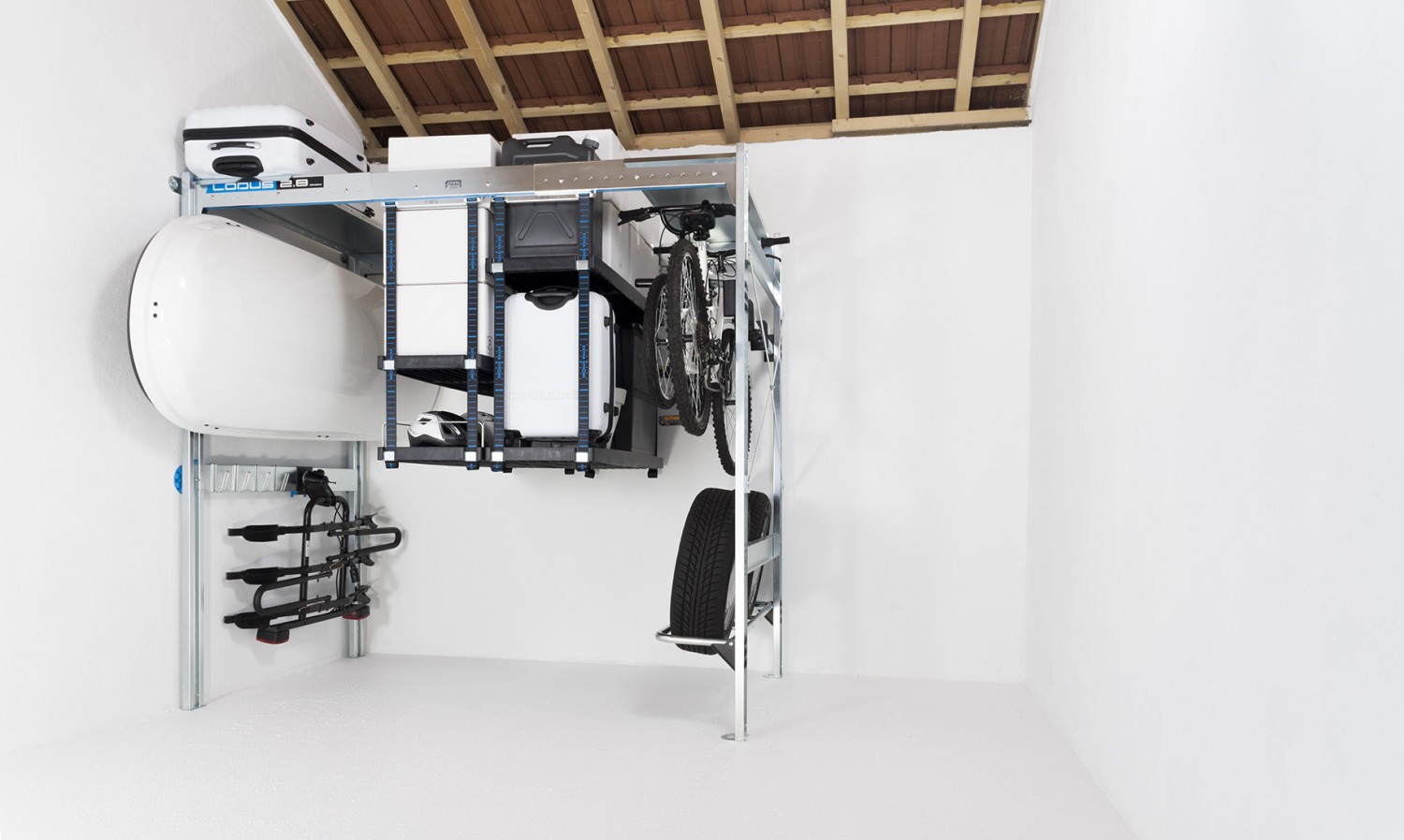 Pack universel m pour rangement de garage lodus , ref:51110